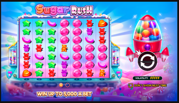 Jackpot Manis OLE777: Ledakan Permen Sugar Rush Gila Cuan